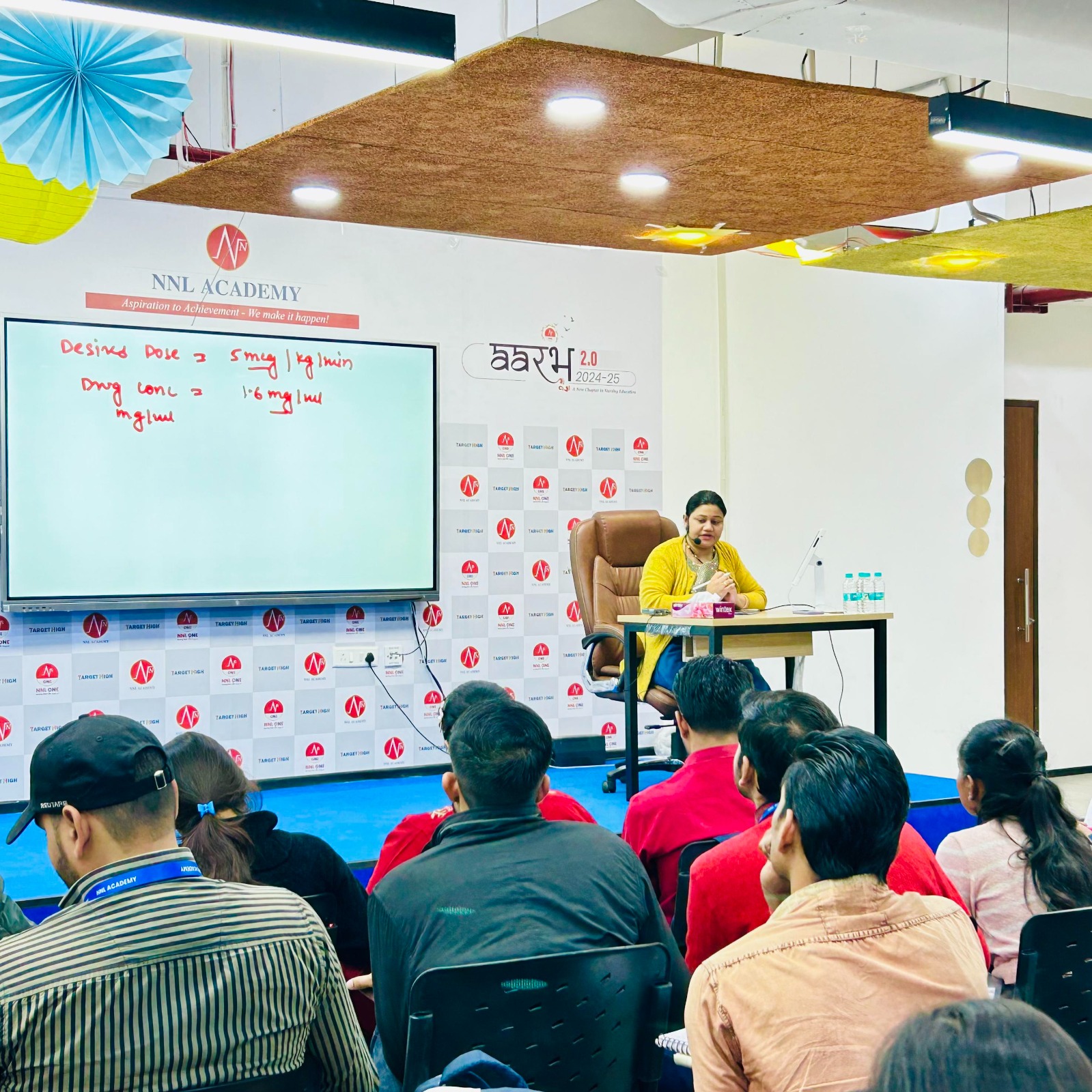 Students in classroom session